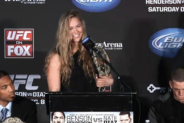 Ronda Rousey, primeira campeã do UFC